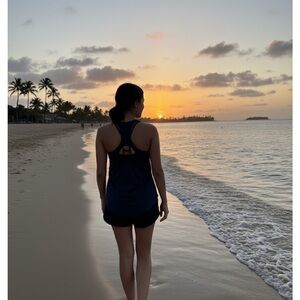 Lululemon Athletica Navy Tank Top